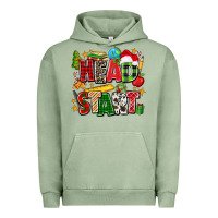 Pigment Oil Green head start christmas Urban Hoodie - Zillion Design Studio