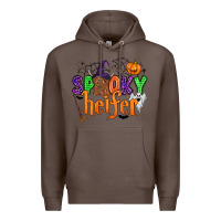 Coffee spooky heifer Premium Hoodie - Zillion Design Studio