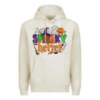 Oatmeal Heather spooky heifer Premium Hoodie - Zillion Design Studio