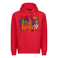 Red spooky heifer Premium Hoodie - Zillion Design Studio