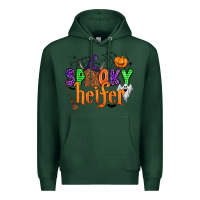 Sports Green spooky heifer Premium Hoodie - Zillion Design Studio