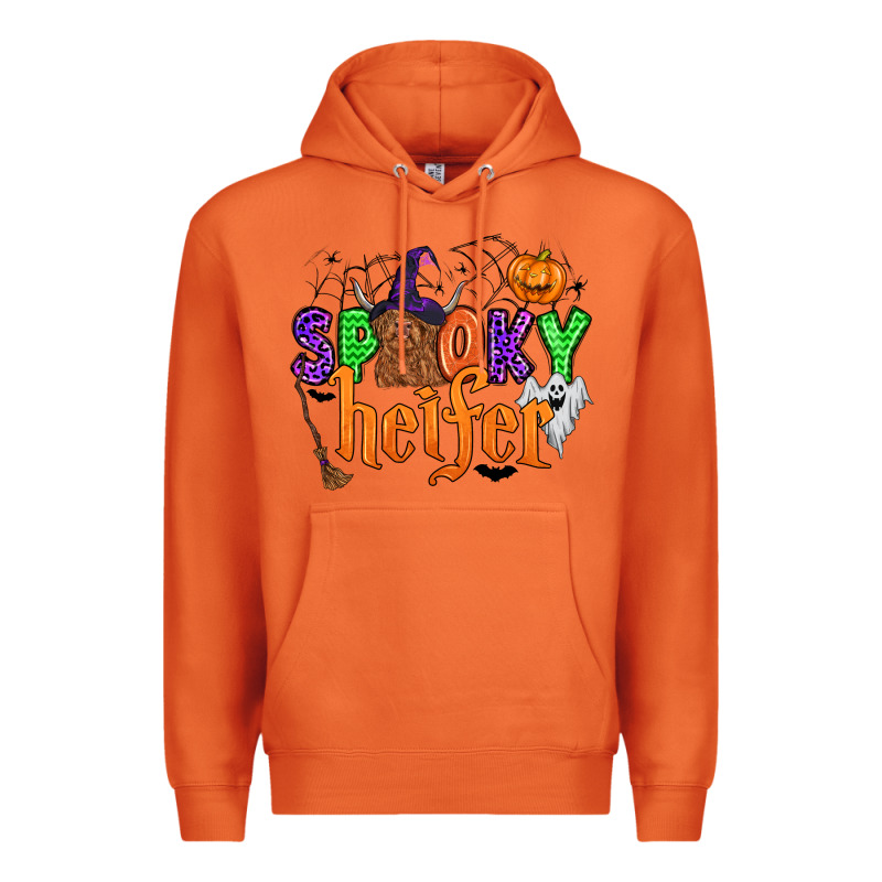Spooky Heifer Premium Hoodie by Zillion Design Studio | Teevron
