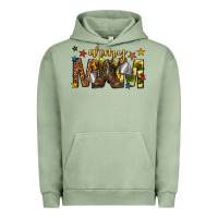 Pigment Oil Green army mom Urban Hoodie - texasbilliewilder