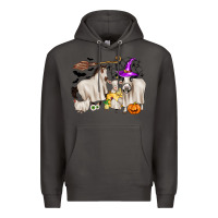 Smoke halloween farm animals Premium Hoodie - Zillion Design Studio