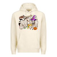 Tofu halloween farm animals Premium Hoodie - Zillion Design Studio