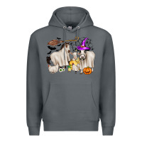 Rock halloween farm animals Premium Hoodie - Zillion Design Studio