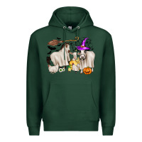 Sports Green halloween farm animals Premium Hoodie - Zillion Design Studio