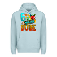 Blue Mist 6th grade dude Premium Hoodie - texasbilliewilder