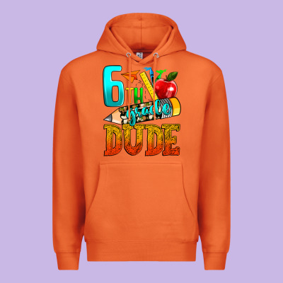 6th Grade Dude Premium Hoodie Designed By Texasbilliewilder