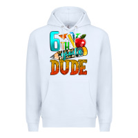 White 6th grade dude Premium Hoodie - texasbilliewilder
