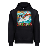 Black merry cruisemas Urban Hoodie - Zillion Design Studio
