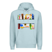 Blue Mist custom teacher name crayon Premium Hoodie - texasbilliewilder