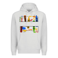 Dove Grey custom teacher name crayon Premium Hoodie - texasbilliewilder