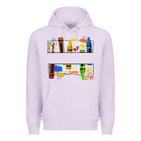 Lilac custom teacher name crayon Premium Hoodie - texasbilliewilder