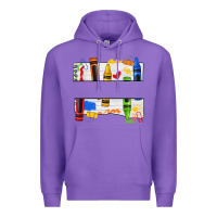 Purple custom teacher name crayon Premium Hoodie - texasbilliewilder