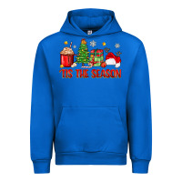 Cobalt 'tis the season christmas Urban Hoodie - Zillion Design Studio