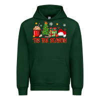 Forest Green 'tis the season christmas Urban Hoodie - Zillion Design Studio