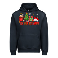 Navy 'tis the season christmas Urban Hoodie - Zillion Design Studio
