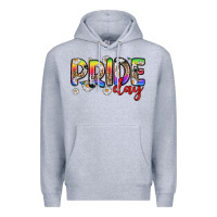 Heather Grey pride day Premium Hoodie - Zillion Design Studio