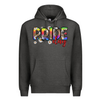 Charcoal Heather pride day Premium Hoodie - Zillion Design Studio