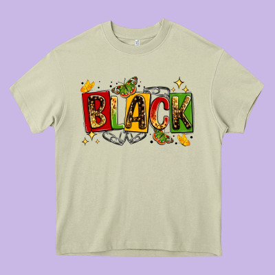 Black Heavy Core Tee Designed By Lillyallendesigns