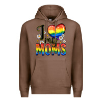 Chestnut i love my moms Premium Hoodie - Zillion Design Studio