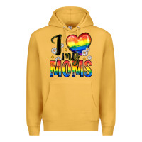 Mustard i love my moms Premium Hoodie - Zillion Design Studio