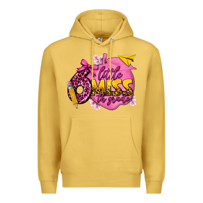Little Miss 6th Grade Premium Hoodie by texasbilliewilder | Teevron