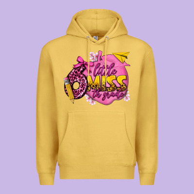 Little Miss 6th Grade Premium Hoodie Designed By Texasbilliewilder