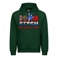 Forest Green boom bitch get out the way Urban Hoodie - texasbilliewilder