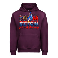 Mauve Wine boom bitch get out the way Urban Hoodie - texasbilliewilder