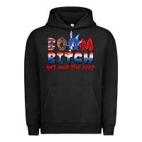Pigment Black boom bitch get out the way Urban Hoodie - texasbilliewilder