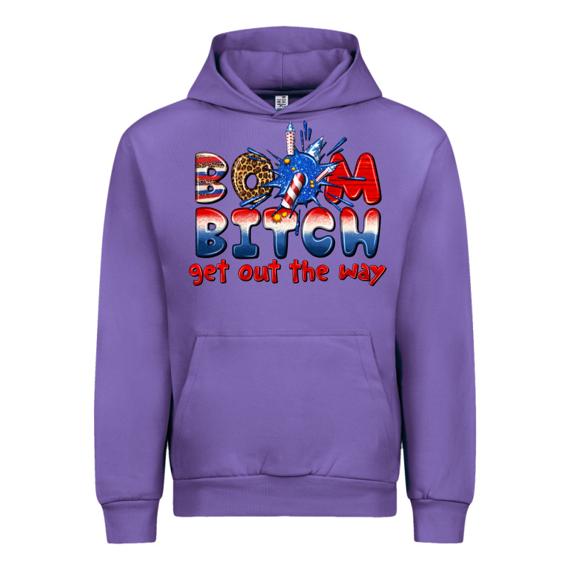 Boom Bitch Get Out The Way Urban Hoodie by texasbilliewilder | Teevron