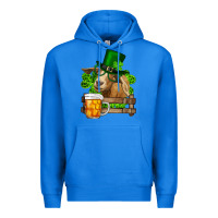 True Royal st. patrick's day goat and beer Premium Hoodie - RanaPortraitStore