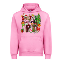 Fuchsia Pink santa's favorite pt Urban Hoodie - Zillion Design Studio
