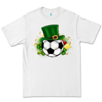 White Football Ball Premium Tee - CowhideDigitalArt