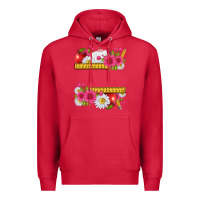 Cardinal floral teacher Premium Hoodie - texasbilliewilder