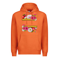 Carrot floral teacher Premium Hoodie - texasbilliewilder