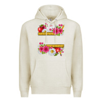 Oatmeal Heather floral teacher Premium Hoodie - texasbilliewilder