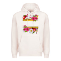 Pale Pink floral teacher Premium Hoodie - texasbilliewilder