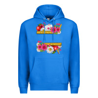 True Royal floral teacher Premium Hoodie - texasbilliewilder