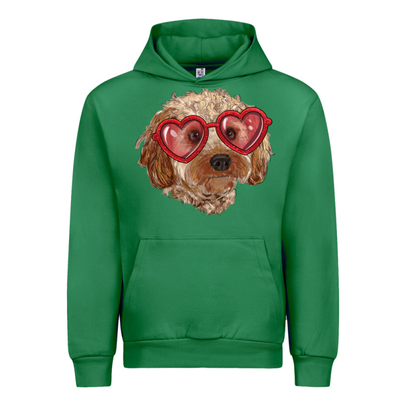 Toy Poodle With Love Glasses Urban Hoodie by RanaPortraitStore | Teevron