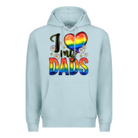 Blue Mist i love my dads Premium Hoodie - Zillion Design Studio