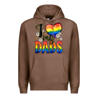 Chestnut i love my dads Premium Hoodie - Zillion Design Studio