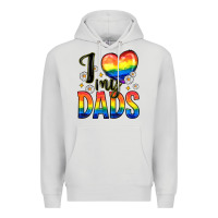 I Love My Dads Premium Hoodie | Teevron