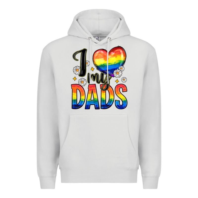 I Love My Dads Premium Hoodie by Zillion Design Studio | Teevron