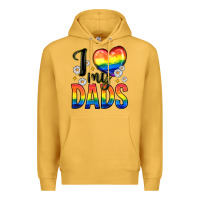 Mustard i love my dads Premium Hoodie - Zillion Design Studio