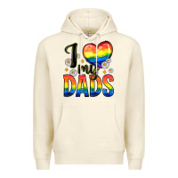 Sandshell i love my dads Premium Hoodie - Zillion Design Studio