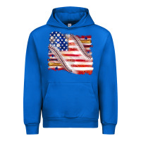 Cobalt baseball american flag Urban Hoodie - texasbilliewilder