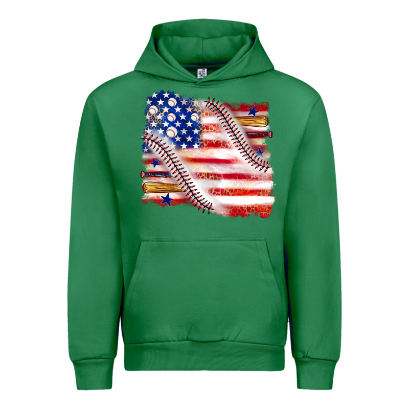 Baseball American Flag Urban Hoodie by texasbilliewilder | Teevron